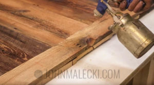 Finish Reclaimed Wood - Spray Gun 2