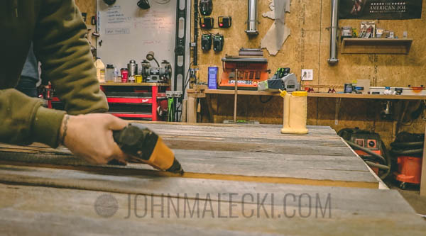 Industrial Barn Door - Back Slat Assembly -