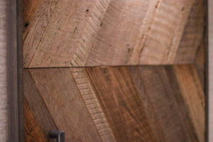 Chevron Barn Door Detail