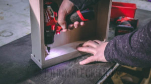 Outfeed Storage Bench -Attach Drawer Face (1 of 1)