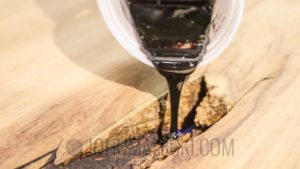 Live Edge Slab - Epoxy Fill 