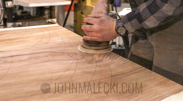 Live Edge Slab - random Orbit Sand