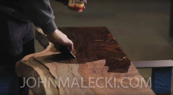 River Table Build- Apply Finish 