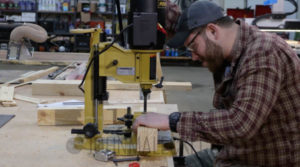 Sawhorse Cut Mortises 