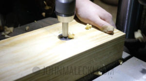 Sawhorse Cut Mortises 