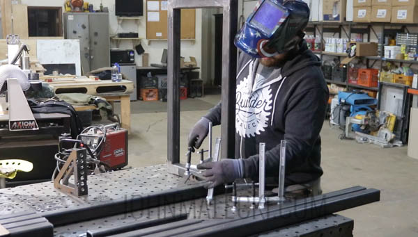 Weld Stretchers for Sofa Table 