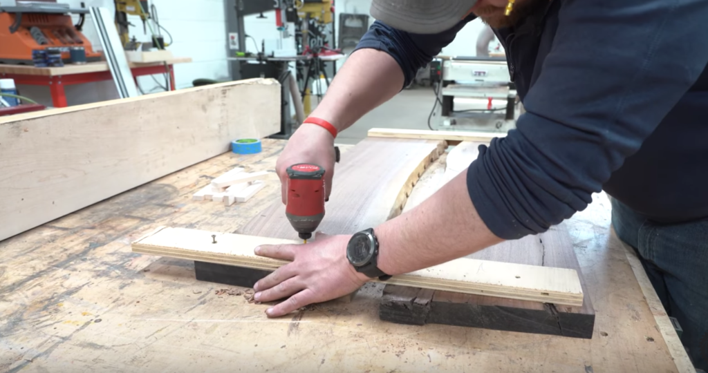 Live Edge Table With A Zipper River 