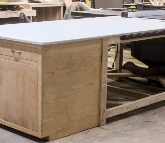 Table Saw outfeed Table