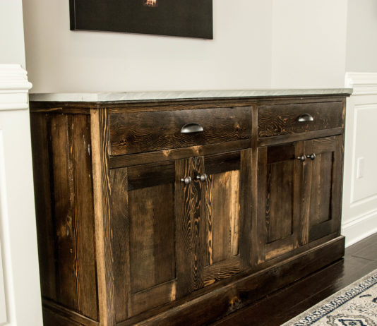 Reclaimed Wood Cabinet