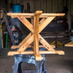 Reclaimed X Dining Table