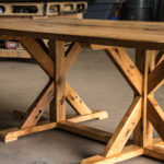 Reclaimed X Dining Table