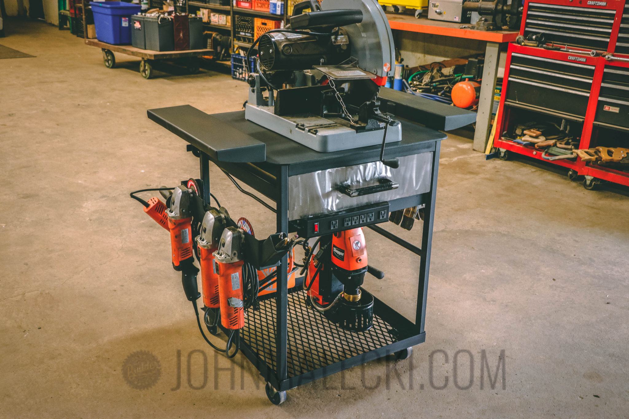 Metal Tool Cart