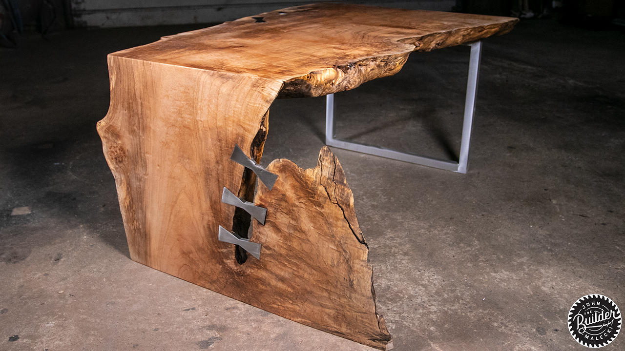 Live Edge Waterfall Coffee Table